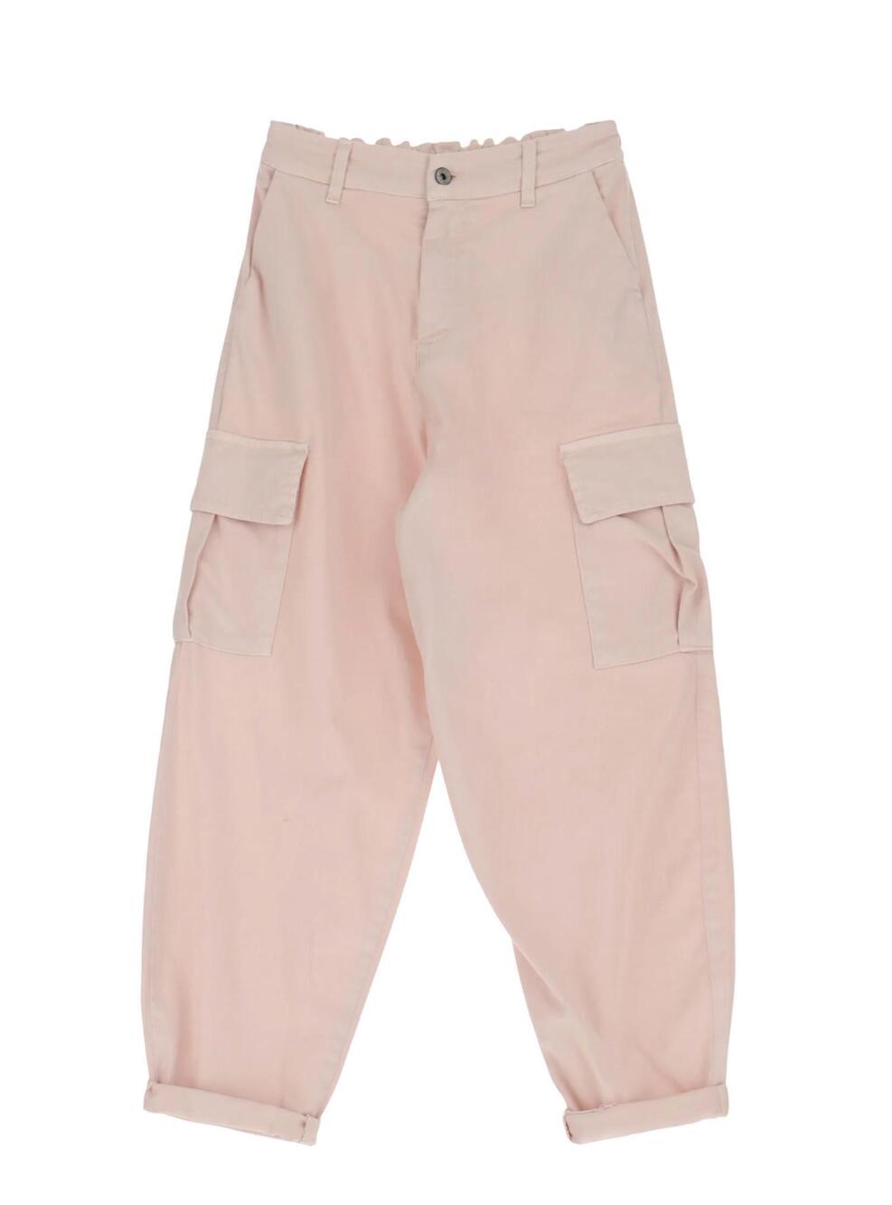 NEW DIXIE women's quinn baggy cargo jean in light rose
